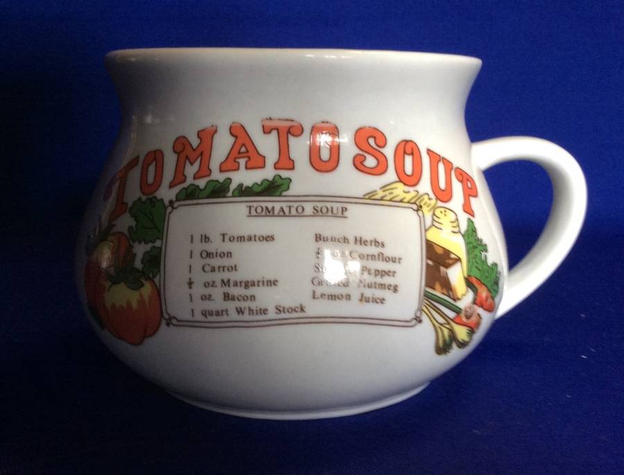 Vintage Regent Stone Recipe Soup Mugs Plus additional  Unmarked Soup Mug