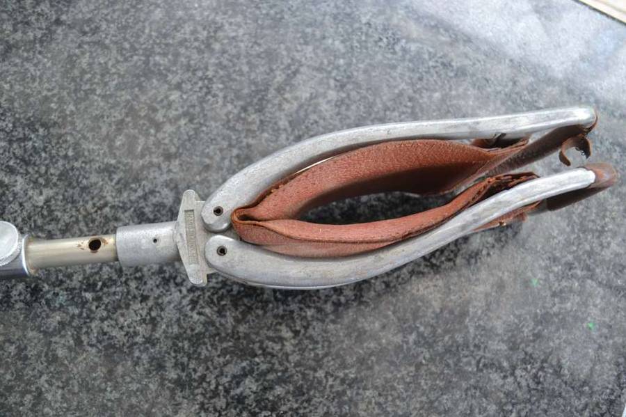 Vintage Shooting / Walking Stick with Fold Out Seat - Made in England