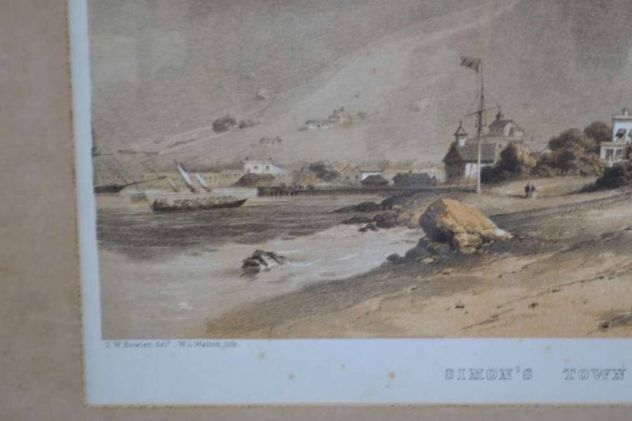 Historical Print - TW Bowler Simon`s Town