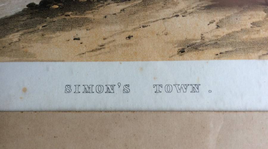Historical Print - TW Bowler Simon`s Town