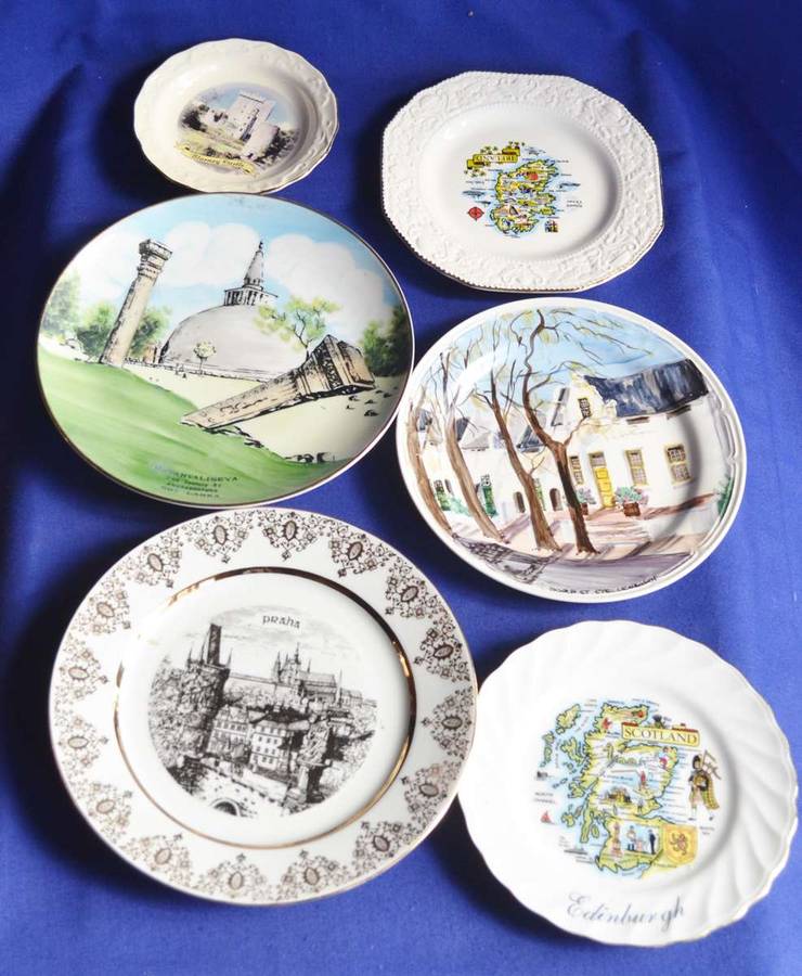 Assorted Souvenir / Collectors Plates - 6 Pieces