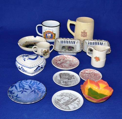 Odd Lot - Plates, Bowls Mugs etc - Total 14 Pieces