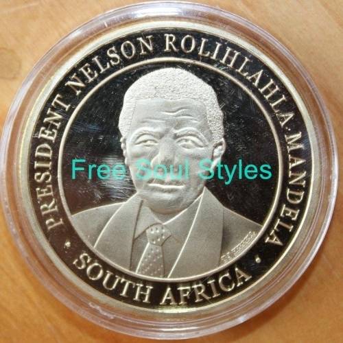 Gold Color 1998 By Act of Congress Nelson Mandela Medallion