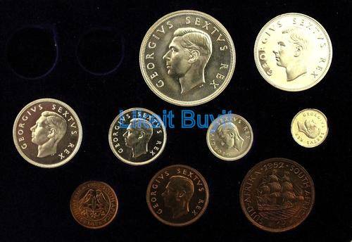 1952 SA Mint Short Proof Set - No Gold