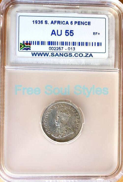 1936 6 Pence SANGS AU55