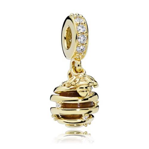 Pandora Shine Beehive Dangle Charm