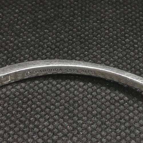 Pandora Sterling Silver Marquise Bangle (Size 21)