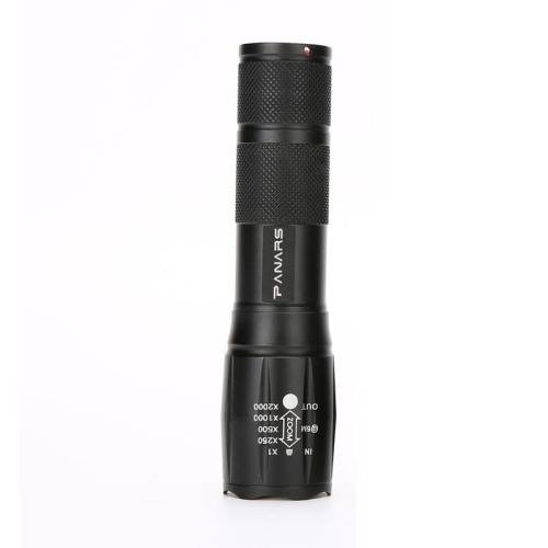 Retractable Rechargeable Bright LED Flashlight Torch in Full Set
