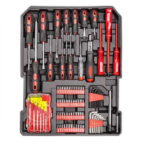 Tool Set 186 Piece Silver Aluminium Storage Case Complete Workshop Kit