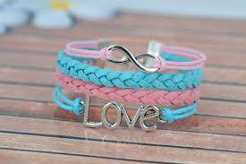 WEAVED INFINITY CHARM BRACELET