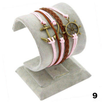 WEAVED INFINITY CHARM BRACELET