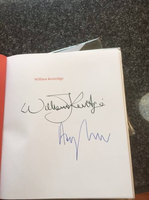 Signed!! by both William Kentridge & Jane Taylor "Being Led by the Nose" South African Art Book