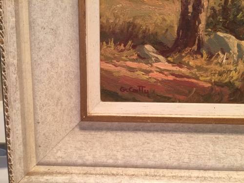 SIGNED!! GIUSEPPE CATARUZZA (G CATTY)(1914-1994), LANDSCAPE NEAR HARRISMITH, FREE STATE ORIGINAL OIL