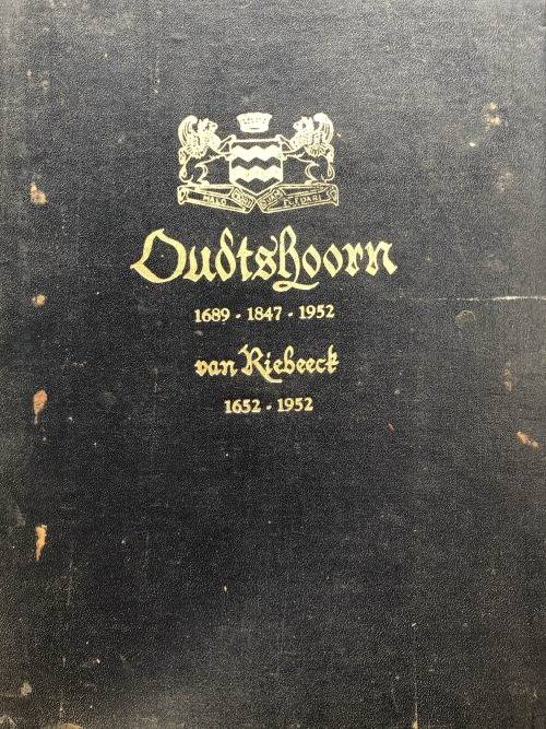 "HISTORY VAN OUDTSHOORN" VAN RIEBEECK
