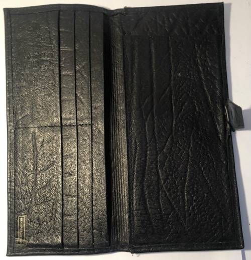 BUFFALO LEATHER CHEQUE BOOK IN EXCELLENT CONDITION
