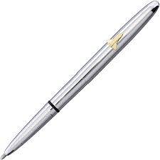 VINTAGE FISHER CHROME BULLET SPACE PEN IN BOX