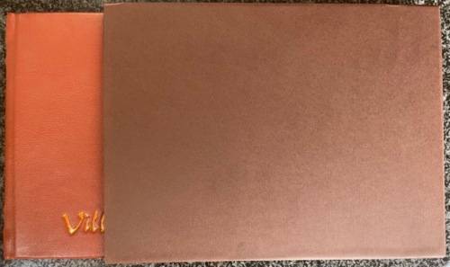 DOUBLE SIGNED!! DELUXE EDITION `VILLA IN BRONZE` LEATHERBOUND, NUMBERED 7/15 IN FINE SLIPCASE