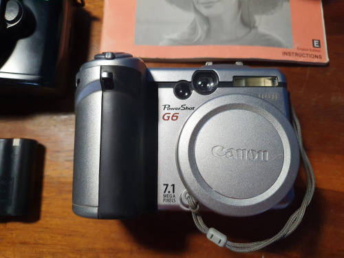 Various old cameras and accessories