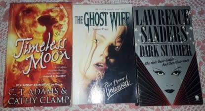 3 x SF . Timeless Moon , Dark Summer , The Ghost Wife