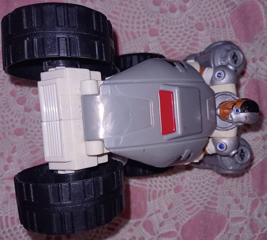 DC MATTEL SUPER FRIENDS 5-INCH FIGURE CYBORG W/ VEHICLE