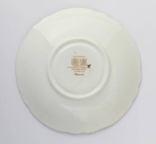 Paragon Plymouth fine bone china tea trio - Markings