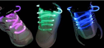 NEW!!!!! LED LIGHT UP SHOELACES!