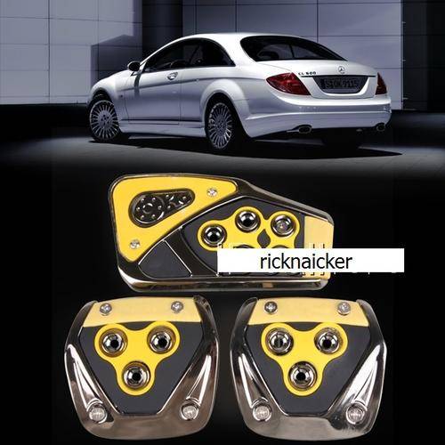 NON-SLIP PEDALS SERIES-UNIVERSAL PEDAL PADS TO FIT MOST CARS-AVAIL IN BLACK, BLUE AND RED