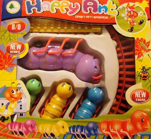 BATTERY OPERATED HAPPY ANT TRAIN SET