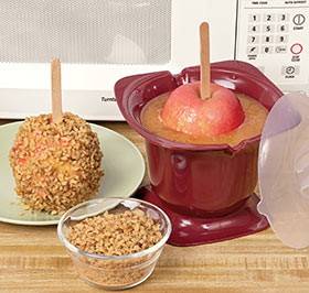 NEW!! MICROWAVE GOURMET APPLE DIPPER  as seen on TV