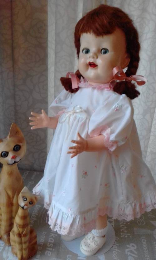 Cute old walker doll