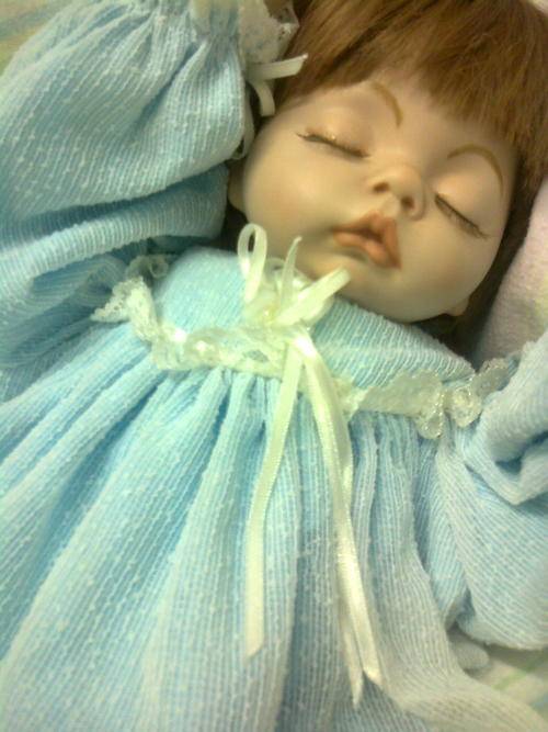 Porcelain sleeping baby 2
