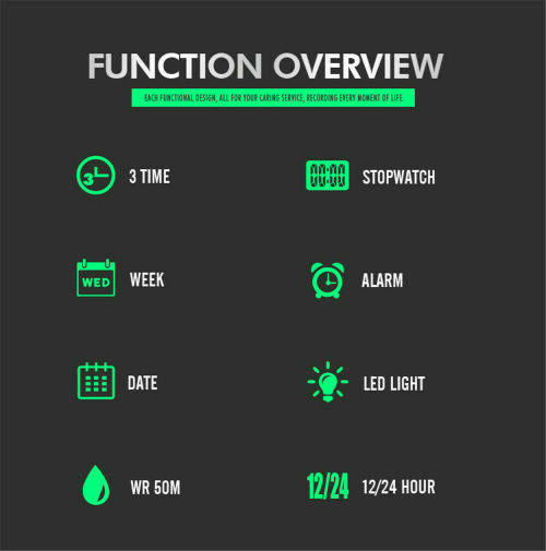 SKMEI 1637 Digital Men Watch Shockproof Wristwatch Fashion Sport Alarm Male Watches