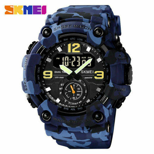 SKMEI 1637 Digital Men Watch Shockproof Wristwatch Fashion Sport Alarm Male Watches