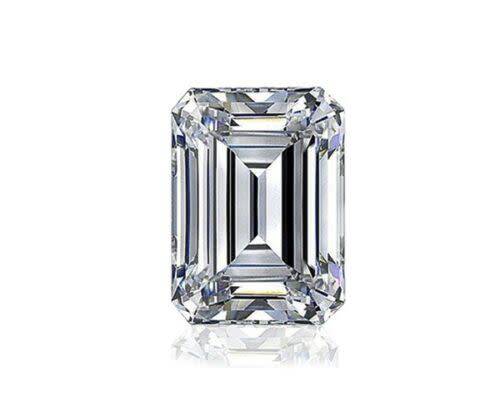 White 1CT 5*7MM D color Emerald Cut VVS1 With Certificate Moissanite Loose Gemstone Excellent Cut