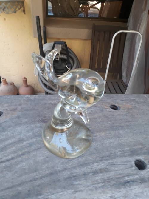 ASSUMED NGWENYA GLASS!  MEDIUM? SIZE WHALE ON A WAVE