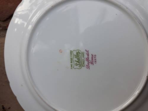 SHELLEY ENGLAND, FINE BONE CHINA SIDE PLATE 15CM, BEAUTIFUL DAFFODIL TIME GORGEOUS