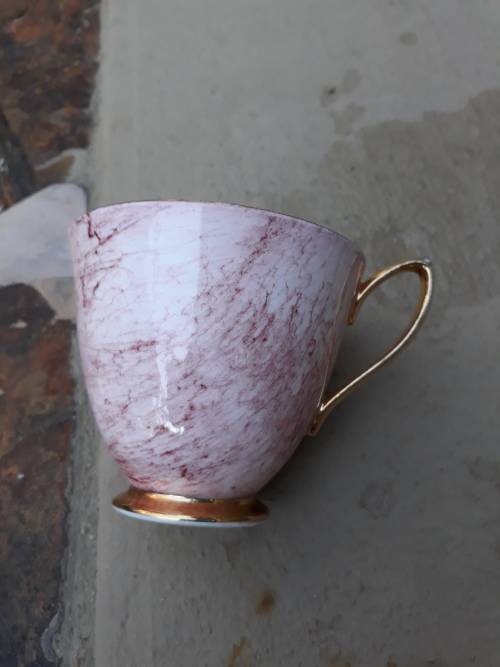 VINTAGE ROYAL ALBERT PINK GOSSAMER TEA CUP (REPLACEMENT PIECE)