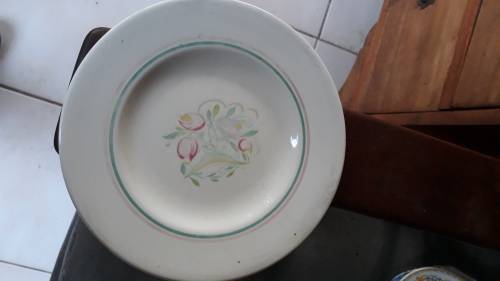 VINTAGE SUSIE COOPER FLORAL DECORATED SIDE PLATE