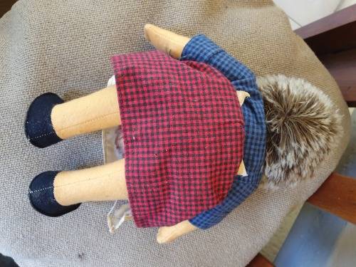 BELIEVED 1950'S VINTAGE STEIFF MICKI HEDGEHOG 27CM HAS PAPER LABEL