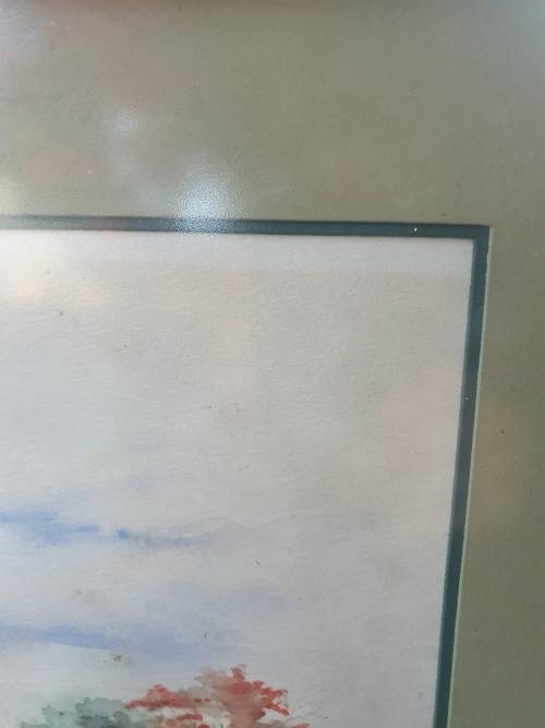 3RD OF THE LOVELY FRAMED LANDSCAPE WATERCOLOUR BY KNOWN ARTIST HEATHER RIDER