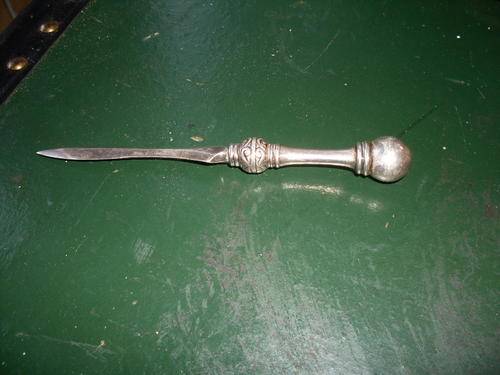 UNDE OFFER KOTZE1 OUR OWN JENNA CLIFFORD STYLISH SILVER 925 31.75g LETTER OPENER