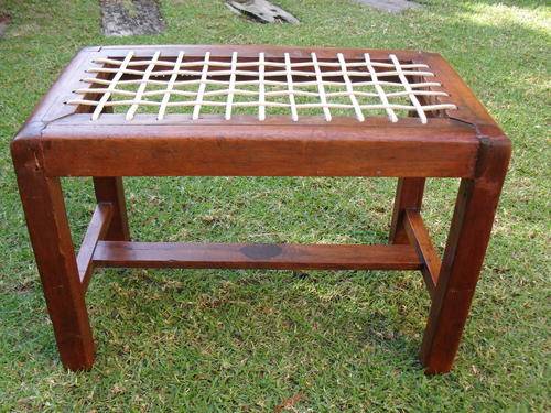 VINTAGE TEAK,  RIEMPIES STOOL NICE SIZE!
