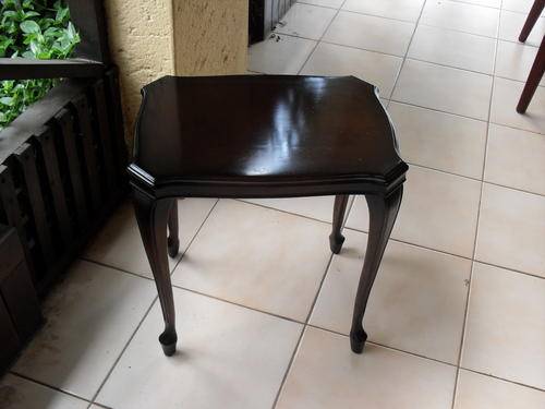 REDUCED!!!! BEAUTIFUL SOLID WOOD (IMBUIA?) QUEEN ANNE STYLE??  OCCASSIONAL/SIDE TABLE