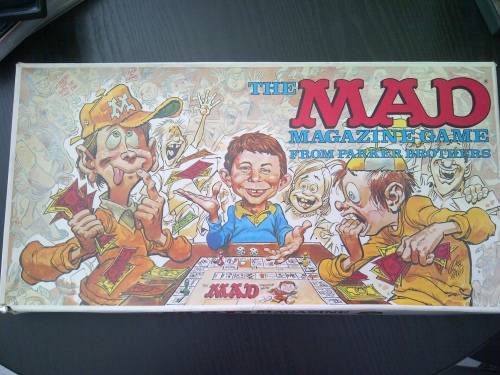 mad board game 1970's (not complete some money missing maybe cards as well)