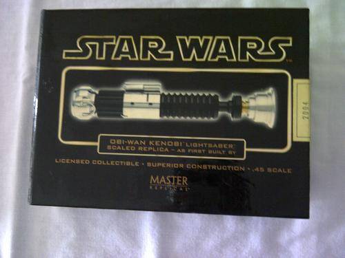 Obi-wan Kenobi lightsaber scaled replica.