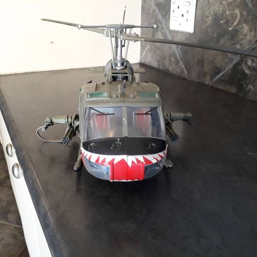 JSI - Merit 1 18 Uh-1b 174th Assault Helicopter Shark Huey Vietnam Helicopter