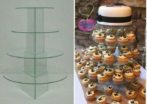 4 Tier Round Cake/Cupcake Stand