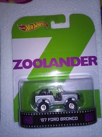 Hotwheels Retro Entertainment - Zoolander - Ford Bronco