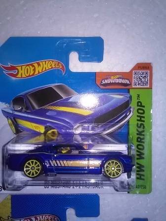 Hotwheels 65 Mustang Fastback - Dark Blue