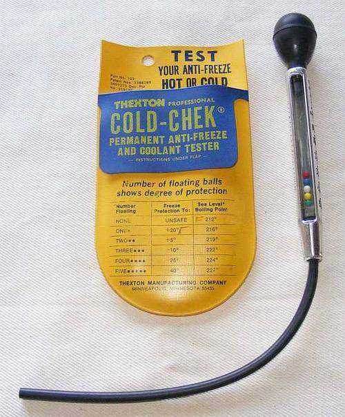 Vintage Anti-freeze and coolant tester